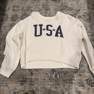 USA Cream Sweater